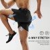 MIER Men's Workout Running Shorts Quick Dry Active 5 Inches Shorts with Pockets, Lightweight, Breathable