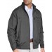 Runcati Men's Lightweight Full Zip Jackets Golf Stand Collar Bomber Jacket Casual Windbreaker Outwear