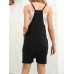 Tongmingyun Womens Summer Casual Sleeveless Rompers Loose Spaghetti Strap Shorts Jumpsuit with Pockets