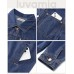 luvamia Denim Jackets for Women Trendy Long Sleeve Button Down Shirt Jacket Jean Shacket with Pocket Western Work Jacket