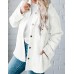 ZESICA Women's Casual Long Sleeve Button Down Loose Lightweight Shacket Shirt Jacket Coat Outerwear with Pockets
