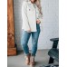 ZESICA Women's Casual Long Sleeve Button Down Loose Lightweight Shacket Shirt Jacket Coat Outerwear with Pockets