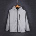 Reflective Coat Hooded Windbreaker Fashion Runing Pocket Jacket