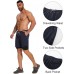 1/3/4 Pack Mens 2 in 1 Running Workout Shorts with Liner,Gym Athletic Quick Dry Sport Shorts with Pockets