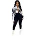 Kafiloe Women Racer Biker Jacket Windbreaker Lightweight Detachable Motorcycle Varsity Jacket Coat Street Wear