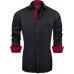 J.VER Men's Casual Long Sleeve Stretch Dress Shirt Wrinkle-Free Regular Fit Button Down Shirts