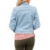 LookbookStore Women's Basic Long Sleeves Button Down Fitted Denim Jean Jackets