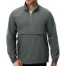 EDITCOZY Men's Lightweight Quarter Zip Pullover Casual Windbreaker for Running Golf Jackets with 3 Pockets