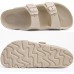 Women's Platform Sandals with Arch Support, Chunky Lightweight Foam Slip on Slides, Comfortable Summer Beach Sandals with Adjustable Buckle