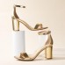 Ankis Heels for Women Open Toe Ankle Strap Chunky Heel Sandals 2.75 Inch