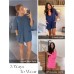Yeokou Rompers for Women Casual Short Sleeve Oversized Athletic Workout Reversible Hot Shot Tee Romper Deep Pockets