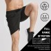 MIER Men's Workout Running Shorts 7 Inch Lightweight Athletic with Zipper Pockets No Liner Quick-Dry Gym Active Shorts